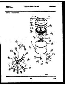 04 - Tub Detail parts for Frigidaire Washer WA24P2WYMB from AppliancePartsPros.com