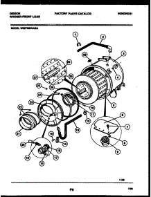 04 - Tub And Components parts for Frigidaire Washer WS27M8WAGA from AppliancePartsPros.com