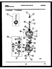 04 - Transmission Parts parts for Frigidaire Washer WA27F4WXFB from AppliancePartsPros.com