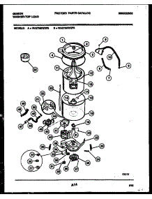 03 - Tub Detail parts for Frigidaire Washer WA27M4WXFB from AppliancePartsPros.com