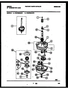04 - Transmission Parts parts for Frigidaire Washer WA27M4WAFB from AppliancePartsPros.com
