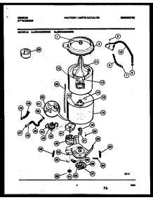 03 - Tub Detail parts for Frigidaire Washer GWX233RBW0 from AppliancePartsPros.com