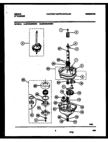 04 - Transmission Parts parts for Frigidaire Washer GWX223RBW0 from AppliancePartsPros.com