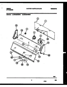 05 - Console And Control Parts parts for Frigidaire Washer GWX223RBW0 from AppliancePartsPros.com