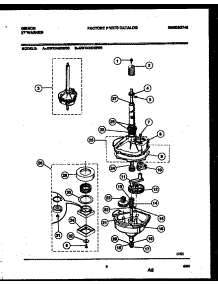 04 - Transmission Parts parts for Frigidaire Washer GWX435RBW0 from AppliancePartsPros.com