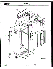 03 - Cabinet Parts parts for Frigidaire Refrigerator MRT18PNBD0/Y0 from AppliancePartsPros.com
