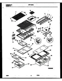 04 - Shelves And Supports parts for Frigidaire Refrigerator MRT18PNBW0/Z0 from AppliancePartsPros.com