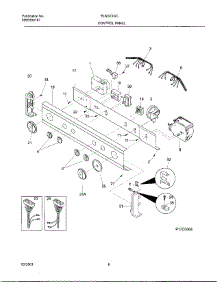 06 - Control Panel parts for Frigidaire Washer Dryer Combo FLSG72GCSTA from AppliancePartsPros.com