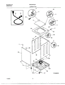 02 - Wshr Cab,Top parts for Frigidaire Washer FWSC34RGS1 from AppliancePartsPros.com