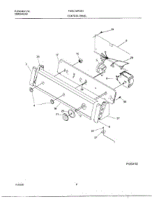 08 - Control Panel parts for Frigidaire Washer FWSC34RGS1 from AppliancePartsPros.com