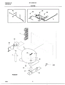06 - System parts for Frigidaire Freezer MFC25M4GW2 from AppliancePartsPros.com