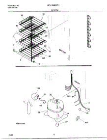 06 - System parts for Frigidaire Freezer MFU12M2GW1 from AppliancePartsPros.com