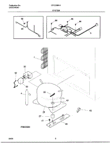 06 - System parts for Frigidaire Freezer GFC25M4HW1 from AppliancePartsPros.com