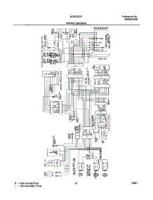 21 - Wiring Diagram parts for Frigidaire Refrigerator NGS23ZZAB1 from AppliancePartsPros.com