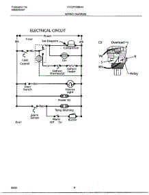 08 - Wiring Diagram parts for Frigidaire Freezer CFC07M4HW0 from AppliancePartsPros.com