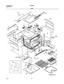 05 - Body parts for Frigidaire Range FED355ASA from AppliancePartsPros.com