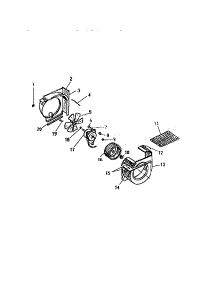 31 - Shroud, Scroll, Blower Motor (`B` C parts for Frigidaire Air Conditioner AW938UD3 from AppliancePartsPros.com