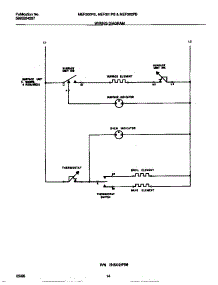 08 - Wiring Diagram parts for Frigidaire Range MEF302PBDD from AppliancePartsPros.com