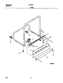 06 - Frame parts for Frigidaire Dishwasher FDB949GFB2 from AppliancePartsPros.com