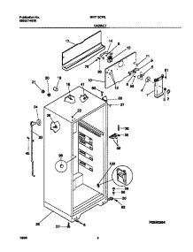 03 - Cabinet parts for Frigidaire Refrigerator MRT15CPEW6 from AppliancePartsPros.com