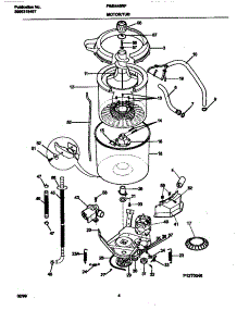 03 - Motor / Tub parts for Frigidaire Washer FWS445RFT2 from AppliancePartsPros.com