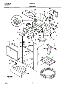 08 - Ice And Water Disp parts for Frigidaire Refrigerator FRS22ZRHW2 from AppliancePartsPros.com