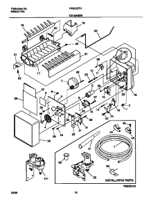 10 - Ice Maker parts for Frigidaire Refrigerator FRS22ZRHW2 from AppliancePartsPros.com