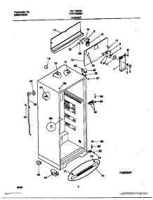 03 - Cabinet parts for Frigidaire Refrigerator FRT18ISGHW1 from AppliancePartsPros.com