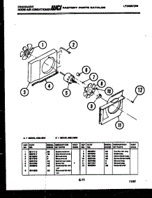 05 - Air Handling Parts parts for Frigidaire Air Conditioner A08LH5E1 from AppliancePartsPros.com