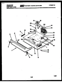 05 - Vent Fan Motor Assembly parts for Frigidaire Oven RGCF94EW GAZELLE from AppliancePartsPros.com