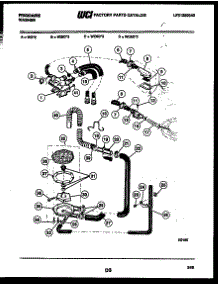 06 - Pump, Water Valve And Water Inlet parts for Frigidaire Washer WISDW3 from AppliancePartsPros.com