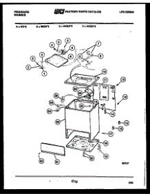 04 - Cabinet Parts parts for Frigidaire Washer WC8DL3 from AppliancePartsPros.com