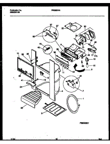 10 - Ice Door, Dispenser And Water Tanks parts for Frigidaire Refrigerator FRS28XHAW2 from AppliancePartsPros.com