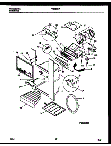 11 - Ice Door, Dispenser And Water Tanks parts for Frigidaire Refrigerator FRS28XHAW2 from AppliancePartsPros.com