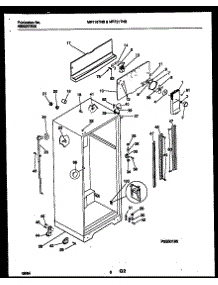 04 - Cabinet Parts parts for Frigidaire Refrigerator MRT21TNBW0 from AppliancePartsPros.com