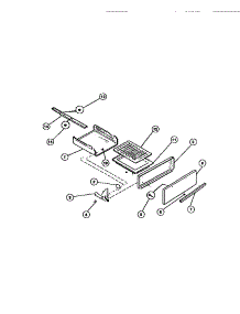 06 - Broiler Drawer Parts parts for Frigidaire Range 36-3272-57-08 from AppliancePartsPros.com