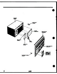 02 - Cabinet Parts parts for Frigidaire Air Conditioner AK107K1V2 from AppliancePartsPros.com