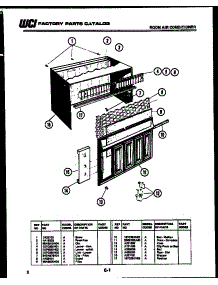 02 - Cabinet Parts parts for Frigidaire Air Conditioner AH09EJ2T2 from AppliancePartsPros.com