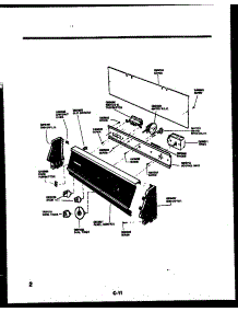 02 - Cabinet Parts parts for Frigidaire Air Conditioner AH154K2T1 from AppliancePartsPros.com