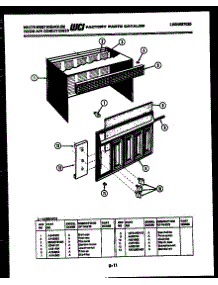 02 - Cabinet Parts parts for Frigidaire Air Conditioner AS187K2K1 from AppliancePartsPros.com
