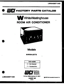 02 - Cabinet Parts parts for Frigidaire Air Conditioner AH124K2T1 from AppliancePartsPros.com