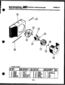 05 - Compressor Parts parts for Frigidaire Air Conditioner AC08EK7A1 from AppliancePartsPros.com