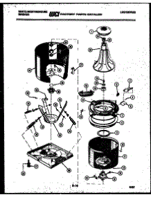 05 - Tub Detail parts for Frigidaire Washer LA450JXW4 from AppliancePartsPros.com