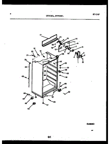 03 - Cabinet Parts parts for Frigidaire Refrigerator GTNI181WL0-00 from AppliancePartsPros.com
