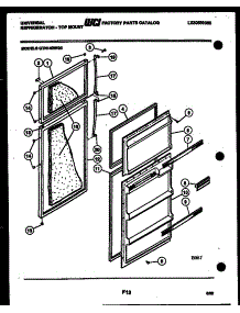 02 - Door Parts parts for Frigidaire Refrigerator GTN140WG3 from AppliancePartsPros.com