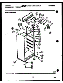 03 - Cabinet Parts parts for Frigidaire Refrigerator GTN140WG3 from AppliancePartsPros.com