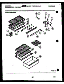 04 - Shelves And Supports parts for Frigidaire Refrigerator GTN140WG3 from AppliancePartsPros.com