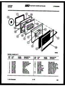 07 - Door Parts parts for Frigidaire Range 31-3978-00-01 from AppliancePartsPros.com