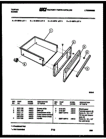04 - Drawer Parts parts for Frigidaire Range 31-3978-00-02 from AppliancePartsPros.com