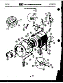 04 - Tub And Component Parts parts for Frigidaire Washer 46-2707-00-00 from AppliancePartsPros.com